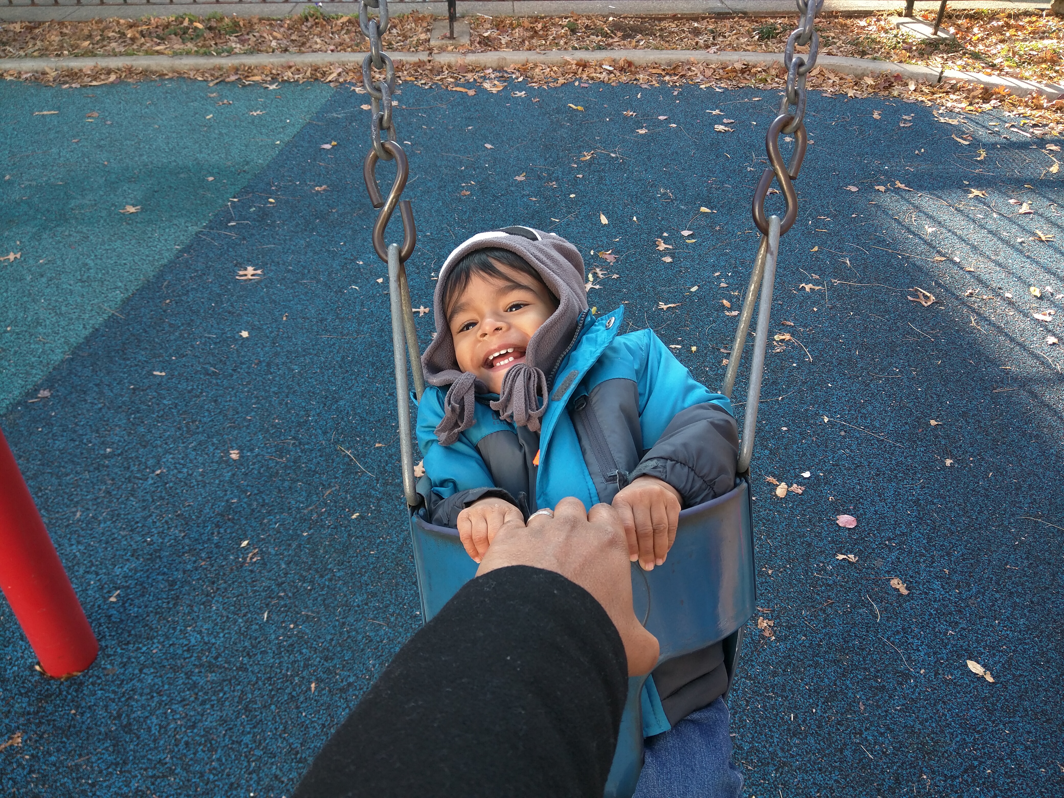 On the swings